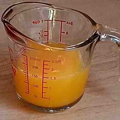 125 mL of orange juice